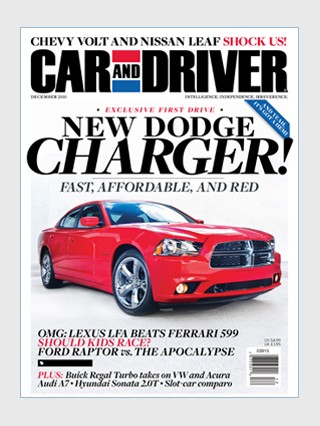 In This Months Issue of <i>Car and Driver</i>